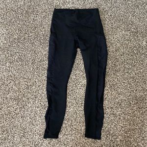 Fabletics power hold leggings with mesh side detail